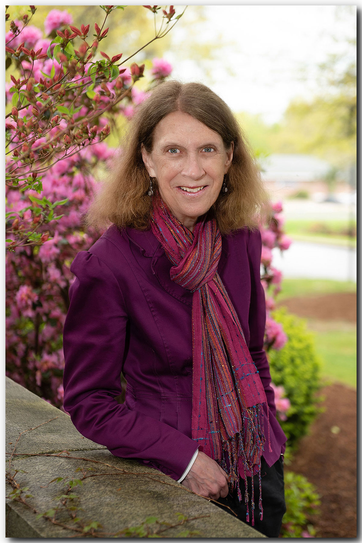 Portrait with St. Anselm Professor Emerita Katherine Hoffman